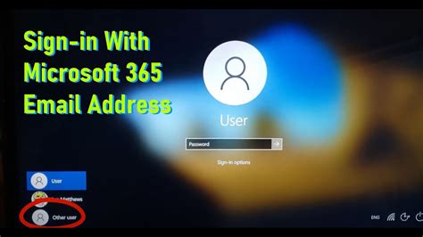 Sign In Using Just A Microsoft 365 Account Youtube
