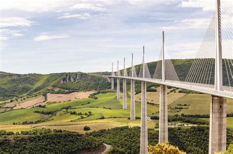 Millau Viaduct In The DÃ©partement Of Aveyron In Southern France
