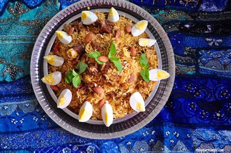Mutton Kabsa Rice Authentic Saudi Arabian Cuisine