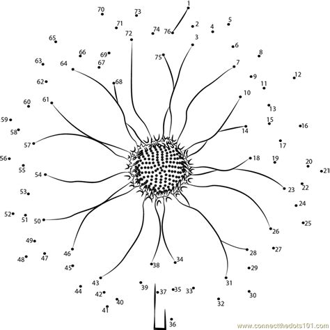Have a great time as you pick out and customize great printable labels for you to print. Small Sunflower dot to dot printable worksheet - Connect ...