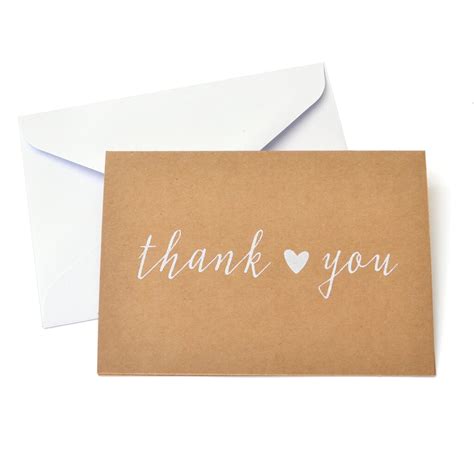 Buy The Kraft Thank You Cards And Envelopes By Celebrate It™ At Michaels