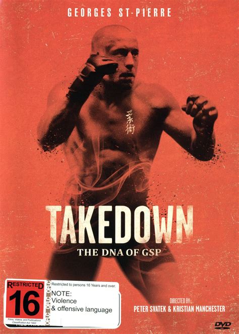 Takedown The Dna Of Gsp Dvd Buy Now At Mighty Ape Nz