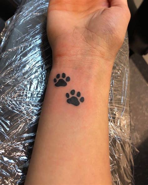 Dog Paw Print Tattoo Designs 30 Best Dog Paw Tattoo Meanings And