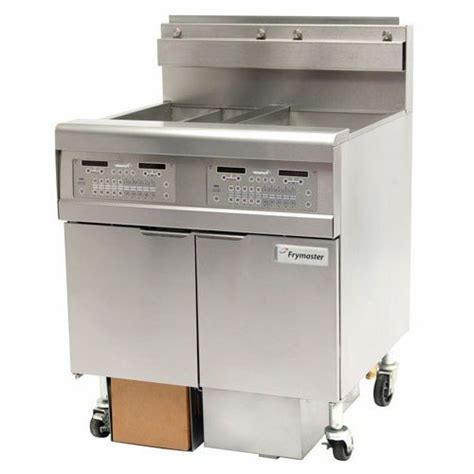 Frymaster Fpgl Ca Natural Gas Floor Fryer With Two Lb Frypots