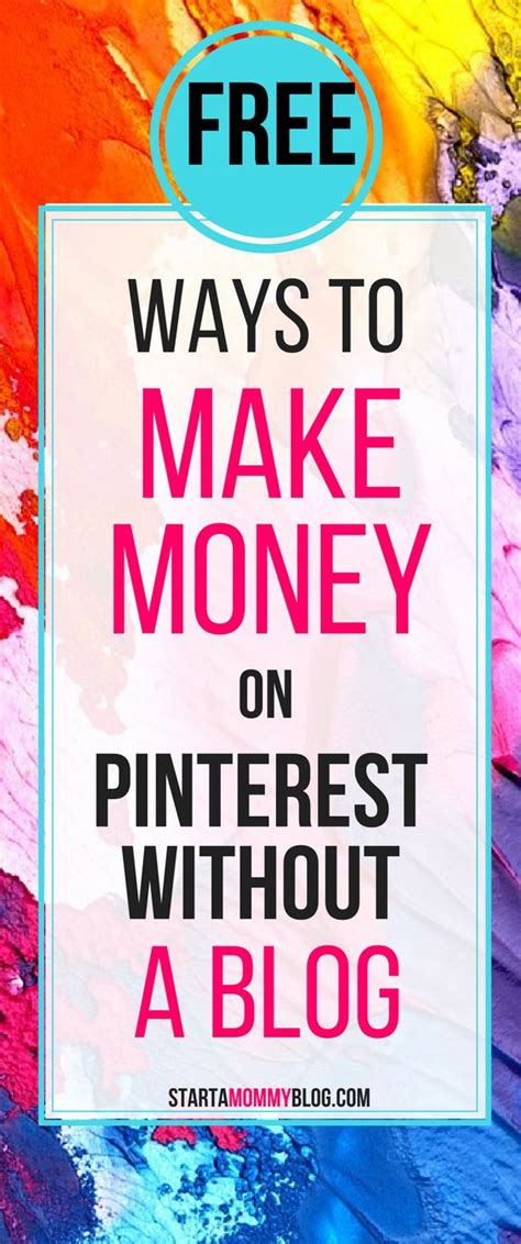 Make Money On Pinterest Without A Blog How To Make Money Pinterest
