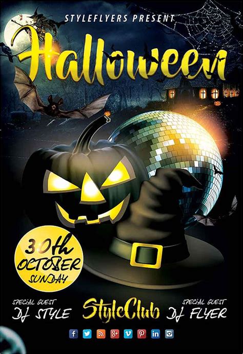 Best Free Printable Halloween Flyer Templates Pdf Vrogue Co