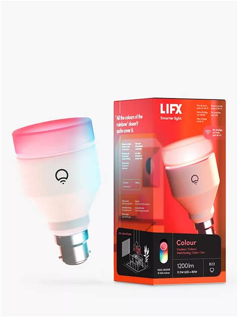 Lifx Colour A60 Wireless Smart Lighting Adjustable Colour Changing Led