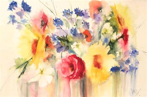 Exclusive Watercolor Flower Paintings We Need Fun