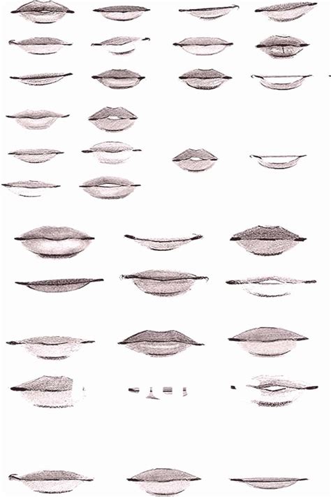 Models Male Art Reference Poses Anime Lips Lips Drawing
