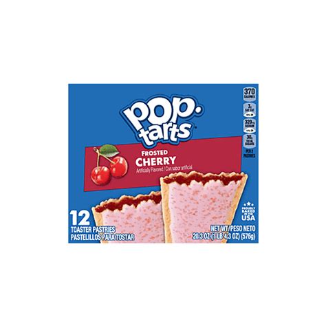 pop tarts frosted cherry toaster pastries 12 ea toaster pastries and breakfast bars riesbeck