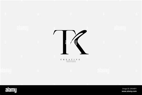 Letras Del Alfabeto Iniciales Monogram Logo Tk Kt T K Imagen Vector De Stock Alamy