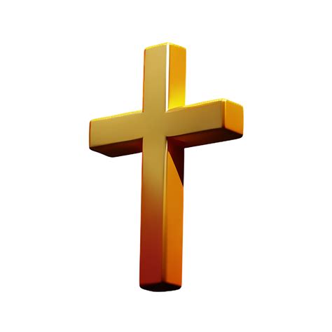 Christian Cross 3d Rendering Icon Illustration 28799633 Png