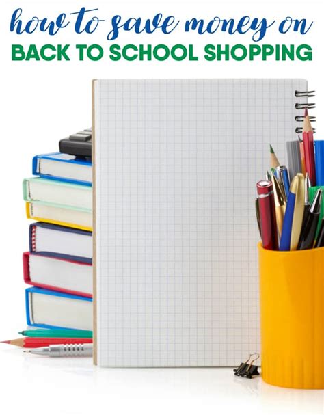 How To Save Money On Back To School Shopping Simply Stacie