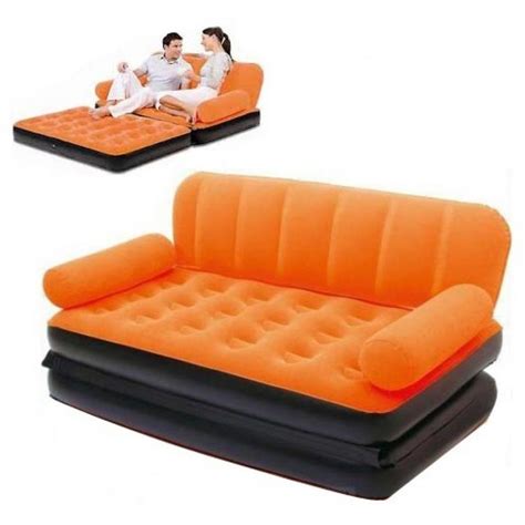 Is a perfect soution for creating more space in small living areas. ColorFull Air Lounge Double Sofa Cum Bed 5 in 1 in ...