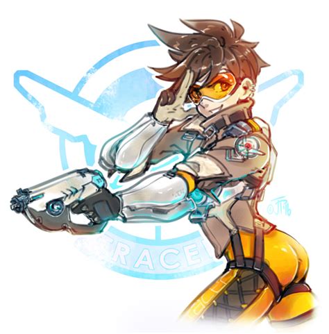 Tracer Overwatch And More Drawn By Sparklenaut Danbooru