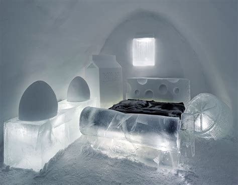 Ice Hotel Beds
