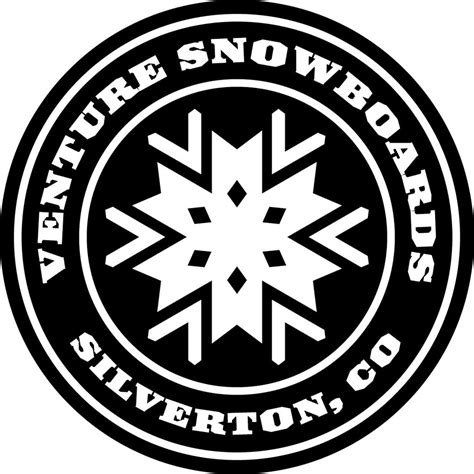 Round Logo Sticker Venture Snowboards