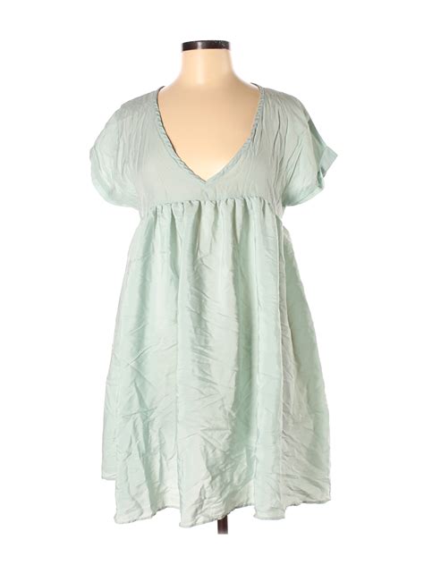 Unbranded Women Green Casual Dress M Ebay