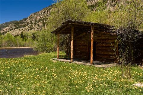 Log Cabin On The Poudre River Photograph By Walter Rowe Fine Art America