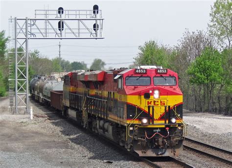 Kansas City Southern Railway 4853 And 4816 Diesel Locomo Flickr