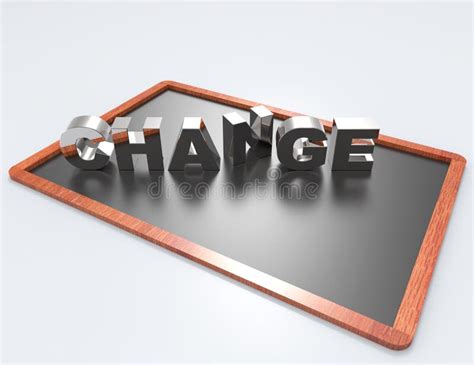 Change 3d Word Concept Stock Illustration Illustration Of Conformity