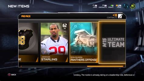 Madden Ultimate Team Pack Opening Youtube