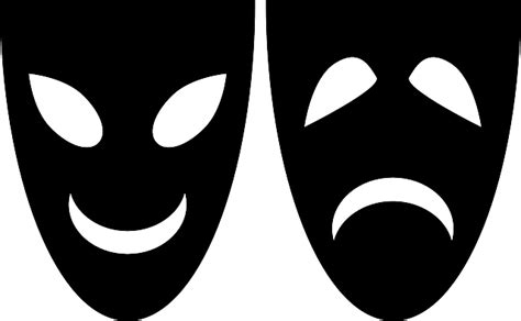 18 Comedy And Tragedy Masks Png Background Comedy Walls