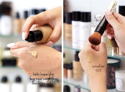 Bobbi Brown Skin Long Wear Weightless Foundation Review Swatches The Beauty Look Book