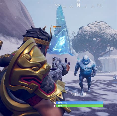 Fortnite How To Complete Destroy An Ice Shard And Deal Damage To The