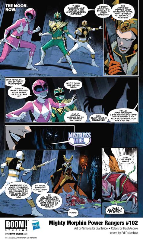 mighty morphin power rangers 102 that s a definite level up comic watch