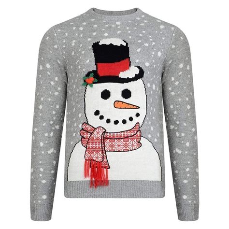 Mens Snowman Christmas Jumper Medium Buy Online At Qd Stores