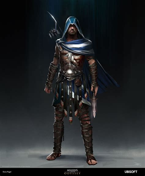 David Paget Odysseus Armour Assassins Creed Artwork Assassins Creed