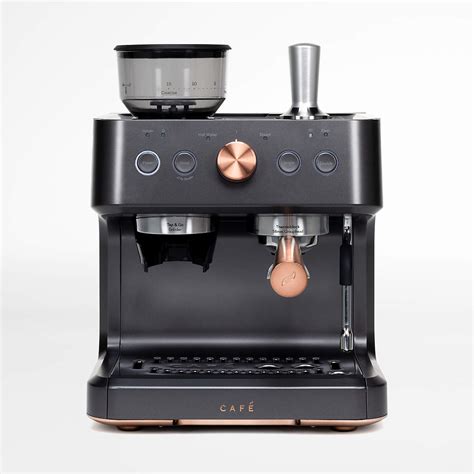 Ge Cafe Matte Black Bellissimo Semi Automatic Espresso Machine