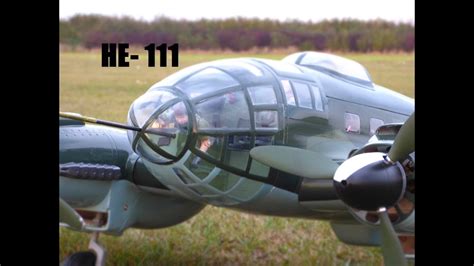 Maiden Rc Heinkel He111 With Crash Landing Youtube
