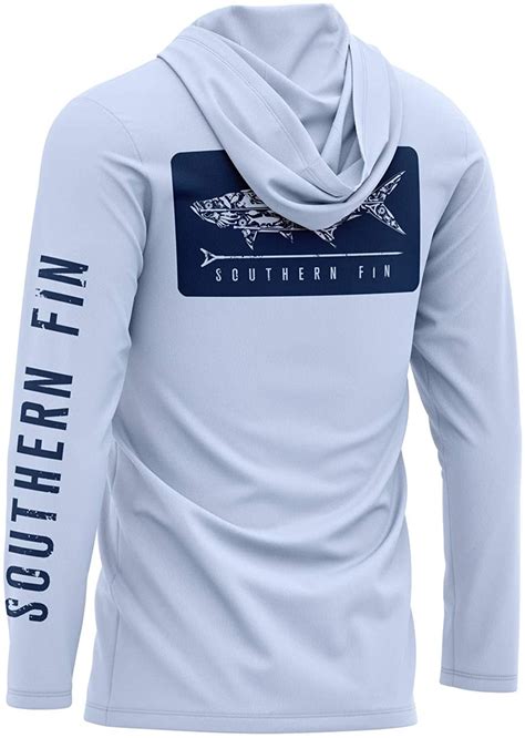 Southern Fin Apparel Performance Fishing Hoodie Shirt For Men Women
