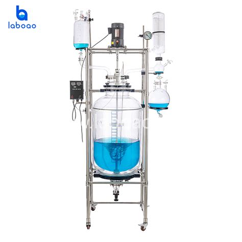 200l Jacketed Glass Reactor China 200l Jacketed Glass Reactor Manufacturer And Supplier Laboao