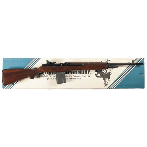 Springfield Arms Model M1a National Match Semi Automatic Rifle With Box