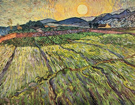 Landscape With Ploughed Fields By Vincent Van Gogh Kalligone