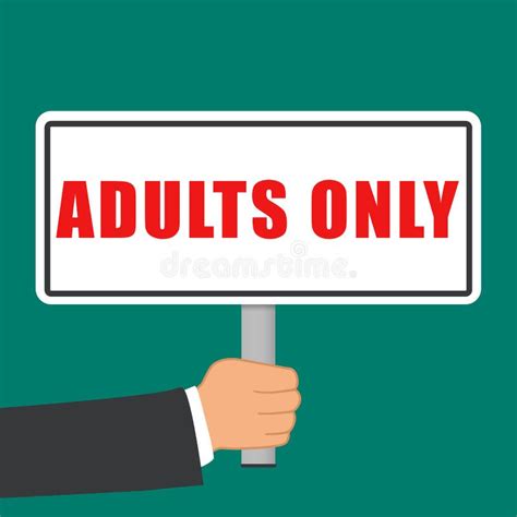 adults only sign stock illustration illustration of icon 19268689