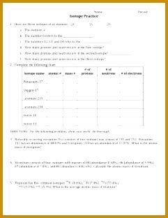 In this lab, the small chocolate candies will act as different isotopes of 1. 6 Average atomic Mass Worksheet Answer Key | FabTemplatez