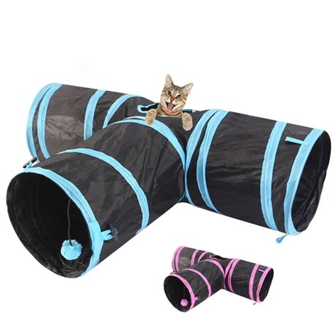 Pet Cat Tunnel 3 Way Y Shape Foldable Pet Puppy Animal Dog Cat Kitten