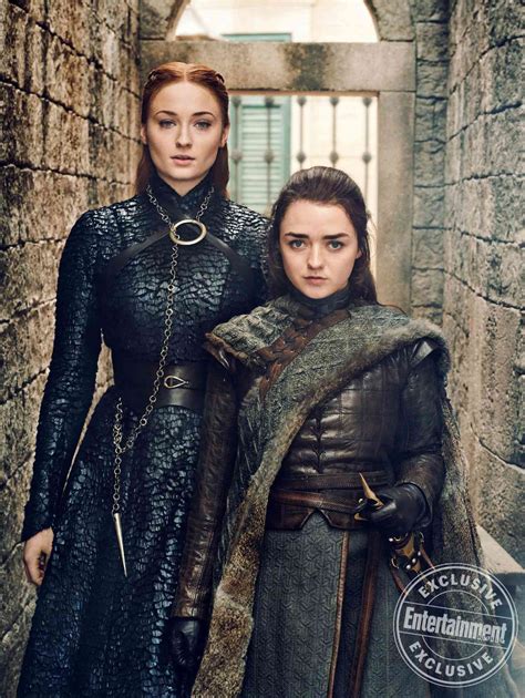 Game Of Thrones Arya And Sansa Will Team Up In Season 8