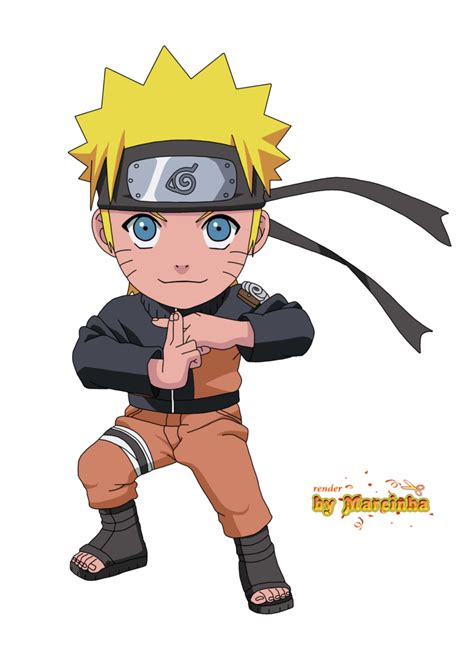 Render Chibi Naruto By Marcinha20 On Deviantart Chibi Naruto