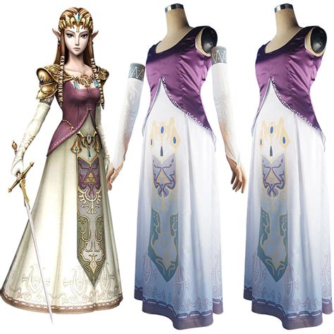 Legend Of Zelda Princess Dress Cosplay Costume Halloween Costume