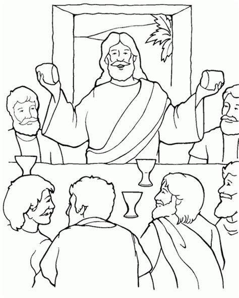 The Best Free Last Supper Coloring Page Images Download From 762 Free