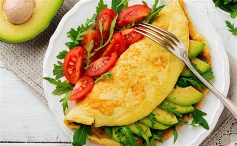 Desayuno Con Aguacate Y Huevo En Omelette Receta F Cil