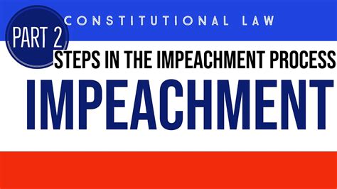 Impeachment Part 2 Constitutional Law Discussion Youtube