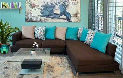 23understanding Brown And Turquoise Living Room Ideas Home Decor