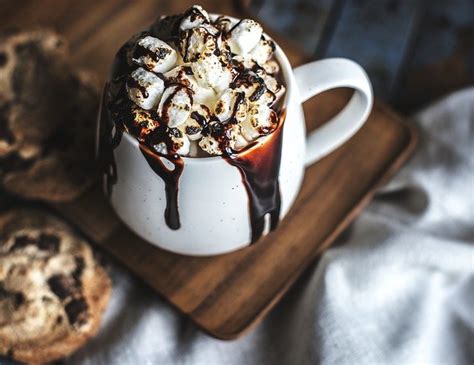 Trinkschokolade mit Marshmallows Rezept