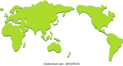 World Map Background Material Vector Illustration Stock Vector Royalty